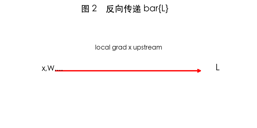 图 2 从 L 反向传递 dL/d·