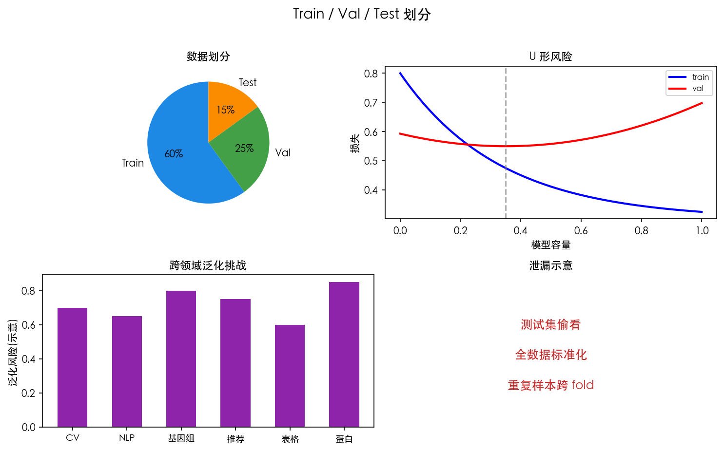 图 1 Train / Val / Test