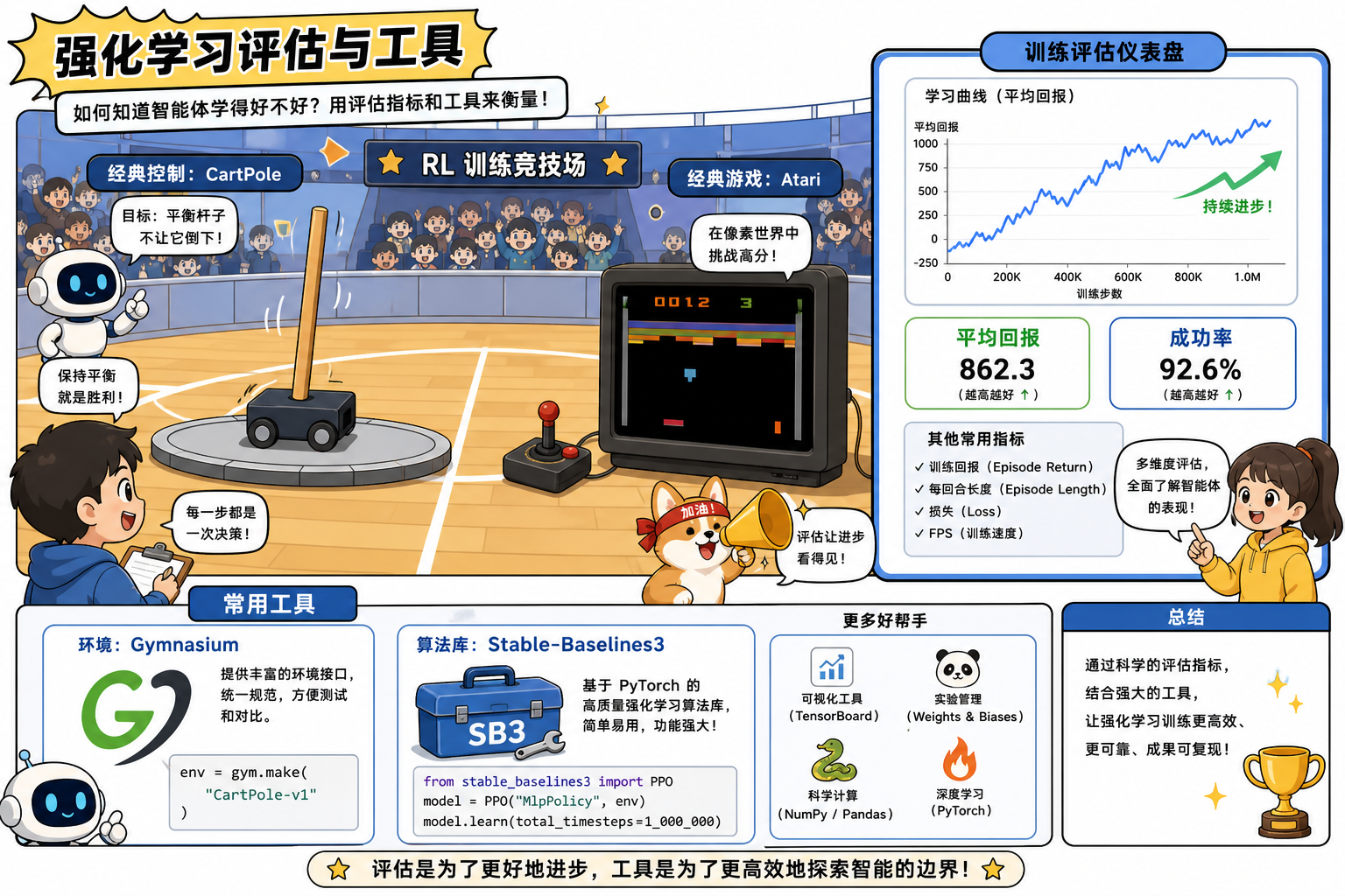 评估环境与工具链示意