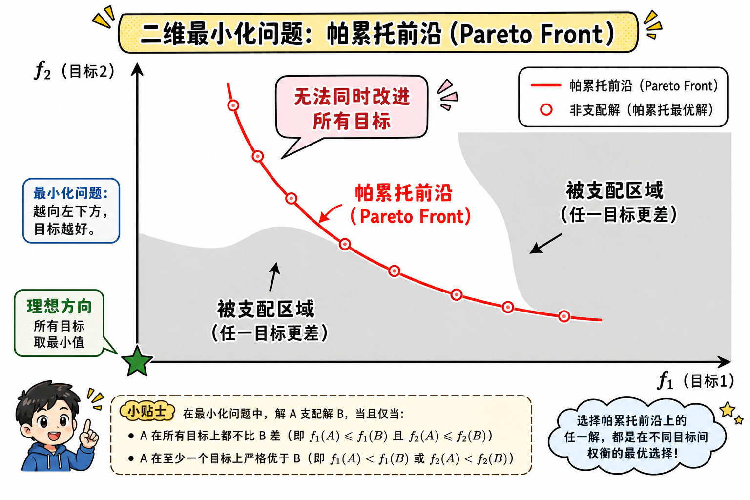 图 3 帕累托前沿(Pareto Front)